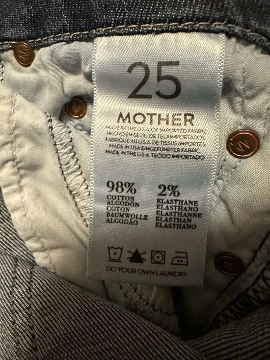 MOTHER the Looker Slow Ride Skinny Jeans in Dark Indigo - Picture 10 of 10